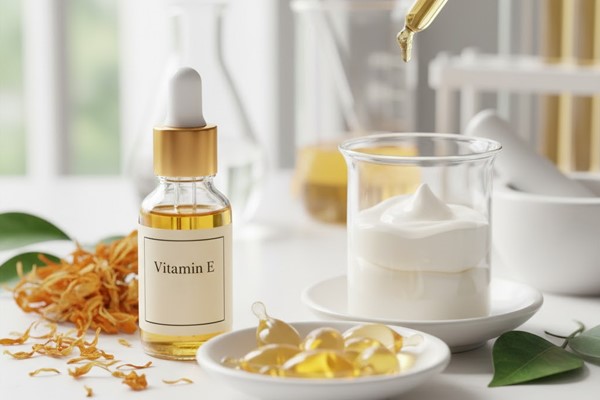 Vitamin E nguyên liệu mỹ phẩm: Lợi ích, ứng dụng trong làm đẹp da và tóc